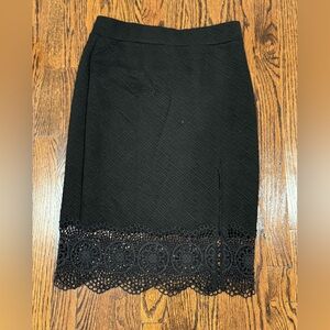 Women’s black free people skirt with slit size medium